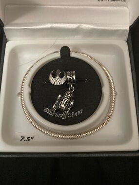 Starwars Stirling Silver Charm Bracelet